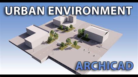 Environment Urban Design With Slope Archicad Tutorial YouTube