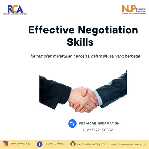 Effective Negotiation Skills – Resonant Coaching Associates