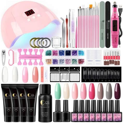 Coscelia Manucure Kit De Couleurs Vernis Ongles Semi Permanent