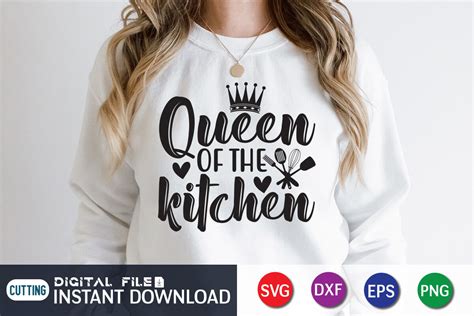 Queen Of The Kitchen Svg By Funnysvgcrafts Thehungryjpeg