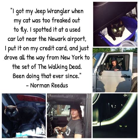 Norman Reedus Cat Eye In The Dark Jeep Boondock Saints The Walking Dead