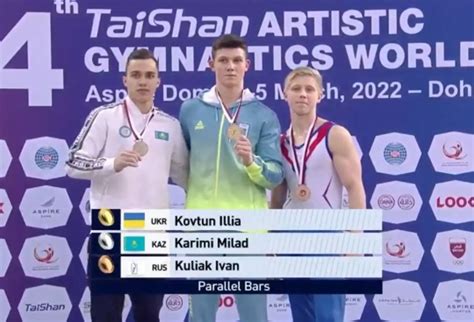 Russian Gymnast Wears Z Symbol On Podium Next To Ukrainian Athlete