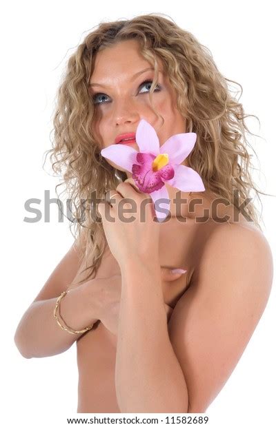 Portrait Nude Blonde Blue Eyes On Stock Photo Shutterstock