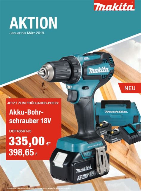 Vorschau Makita Aktion 01 2019 MTA Schleif Und Befestigungstechnik