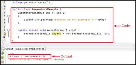 Parameters In Java