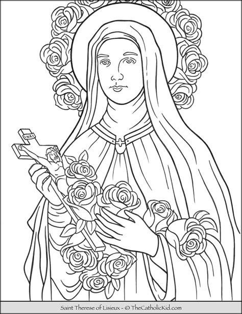 Coloring Page St Cuthbert