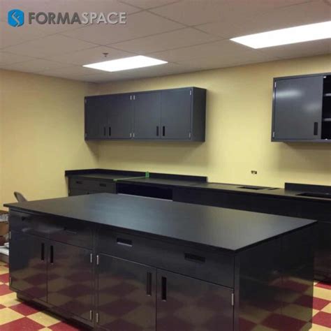 Chemical Resistant Steel Casework Upper Lower Storage Formaspace