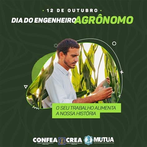 12 de outubro Dia do Engenheiro Agrônomo Parabéns CREA SC