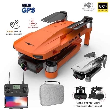 Oferta Drone KF 102 GPS 4K PRO Gimbal Para Filmagem E Fotografia