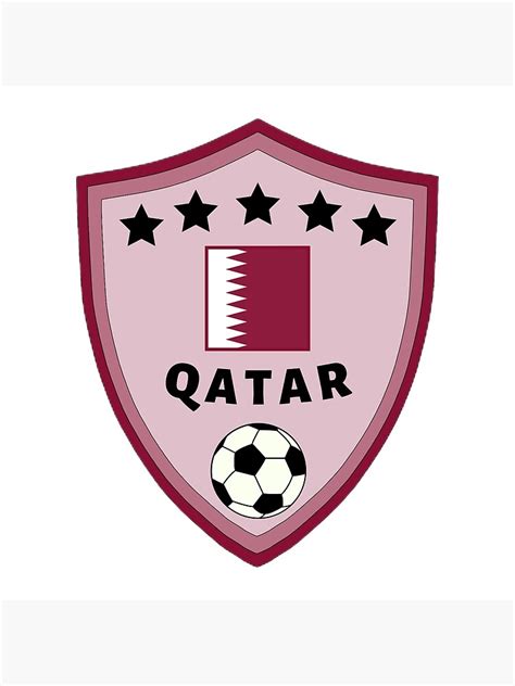 "Qatar Football Team" Poster for Sale by Footballunite | Redbubble