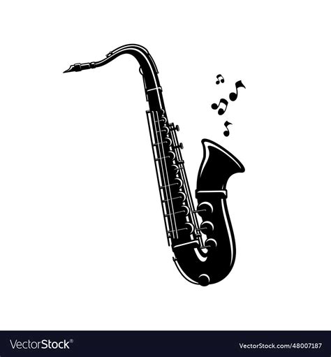 Saxophone Royalty Free Vector Image - VectorStock