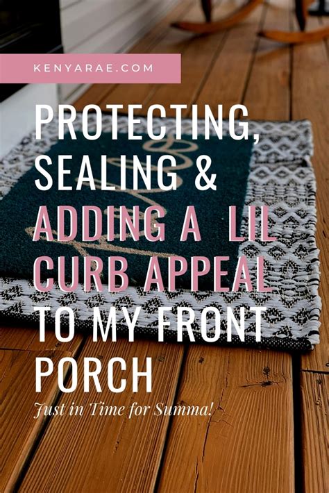 Front Porch Update Thompson S Water Seal Review Use Instructions