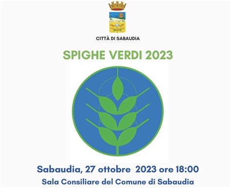 Spighe Verdi 2023 Sabaudia