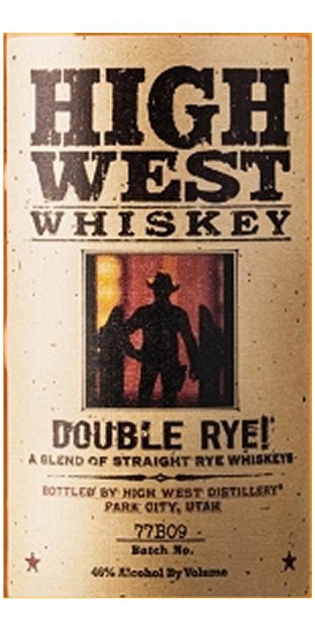 High West Double Rye Ratings And Reviews Whiskybase