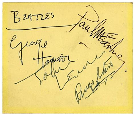 The Beatles Autographs - Presented by Frank Caiazzo - Album Pages