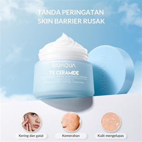 Jual LIVI BIOAQUA 7X Ceramide Skin Barrier Repair Moisturize Cream