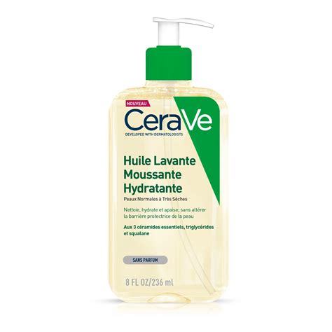 Cerave Huile Lavante Moussante Hydratante Ml Beautymall