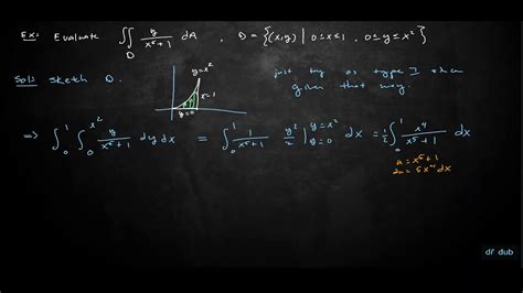 Double Integrals Over General Regions Full Lecture Youtube