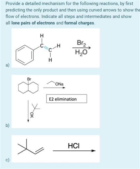 Solved Provide A Detailed Mechanism For The Following Chegg