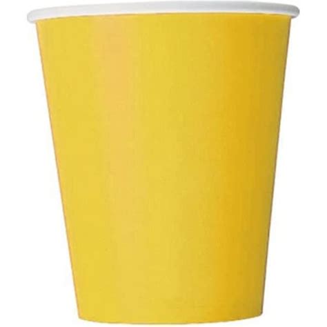 Dart Gobelets Carton Ml Jaune Cdiscount Maison