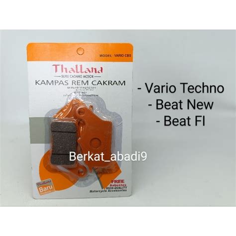 Jual Vario Techno Beat New Fi Discpad Dispad Kampas Rem Cakram Depan