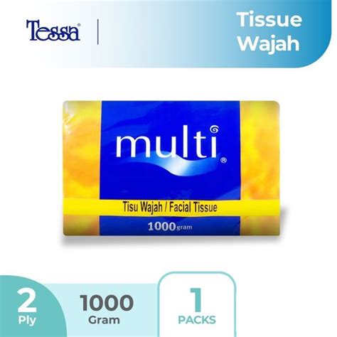 Jual Tisu Tessa Multi 1000 Gr 2 Ply MP08 Sheet Tissue Facial 1 Kg