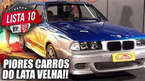 10 PIORES CARROS FEITOS PELO PROGRAMA DO LUCIANO HUCK Lata Velha