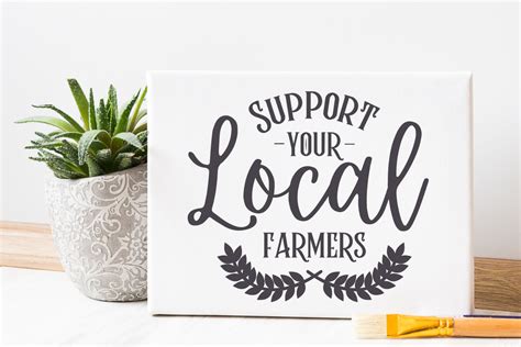 Support Your Local Farmers Svg For Farm Graphic By Medapixel Creative