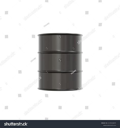 D Rendering Petroleum Oil Drum Container Stock Illustration