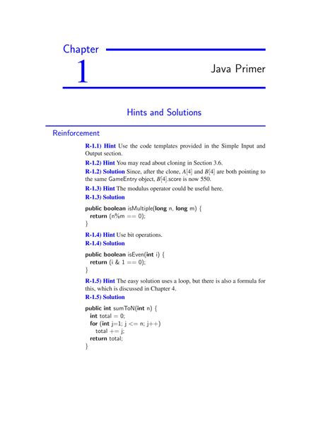 SOLUTION Solutions Manual For Data Structures And Algorithms In Java