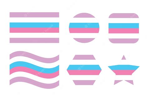 Premium Vector Bigender Pride Flag Sexual Identity Pride Flag Simple