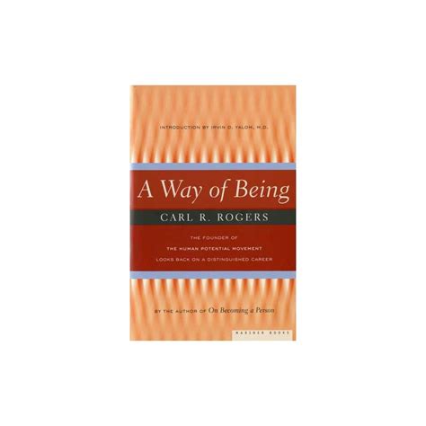 A Way Of Being By Carl Rogers Paperback Carl Rogers Humanistic