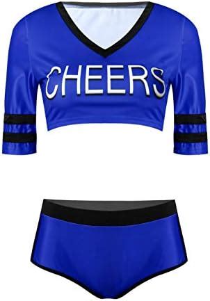 Feeshow Damen Cheerleading Uniform Cheer Leader Kost M Cosplay