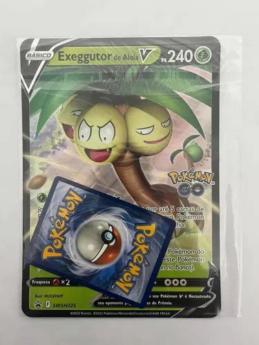 Carta Pok Mon Exeggutor De Alola V Jumbo