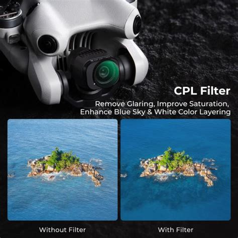 DJI Mini 4 Pro CPL ND PL Filters Set 6 Pack K F Concept Lens Filters