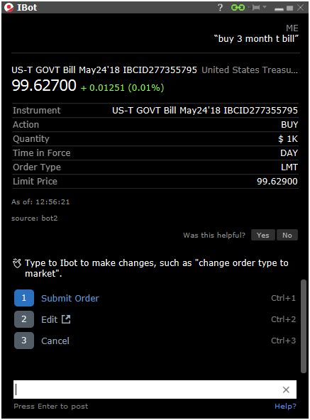 Natural Language Interface To Trading Interactive Brokers U K Limited