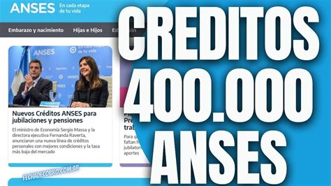 Nuevo Préstamo 400 000 Pesos De Anses Para Jubilados Y Auh ¿como Pedir