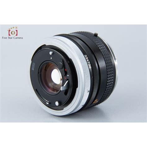 【中古】canon キヤノン Fd 50mm F18 前期 Canon Fd 5018 Early 0207 中古カメラのファイブ