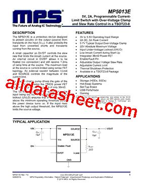 Mp E Datasheet Pdf Monolithic Power Systems