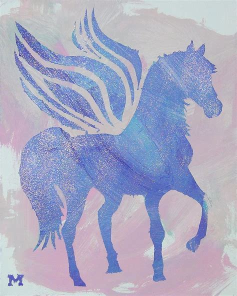 Sparkle Pegasus Painting By Candace Shrope Fine Art America