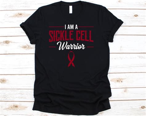 I Am A Sickle Cell Warrior Shirt Sickle Cell Awareness T Etsy