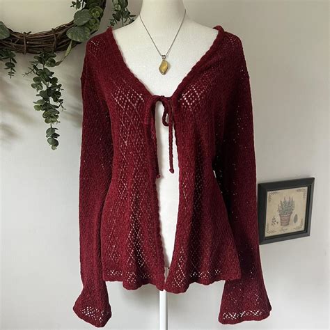 Red Velvet Whimsigoth Cardigan Red Velvet Depop