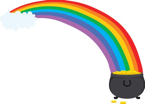 Pot Of Gold Rainbow Png Photos