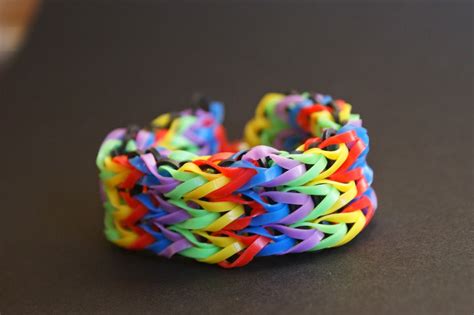 Pulserera Triple Single Multicolor Pulseras De Rainbow Loom