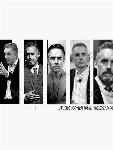 Jordan Peterson Black And White Sticker For Sale By ImpulSee Redbubble