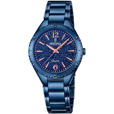 Montre Festina F Montre Mademoiselle Acier Bleu Festina