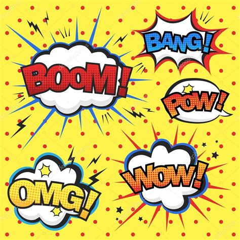 Attractive Comic Sound Effect Set Stock Vector Image By Kchungtw