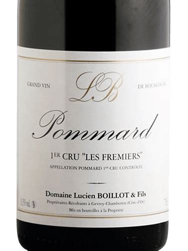 Lucien Boillot Fils Pommard 1er Cru Les Fremiers Vivino US