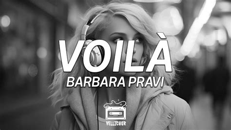 Barbara Pravi Voil Lyrics Youtube