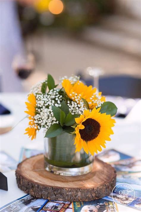 Sunflower Centerpieces For A Wedding Atelier Yuwa Ciao Jp